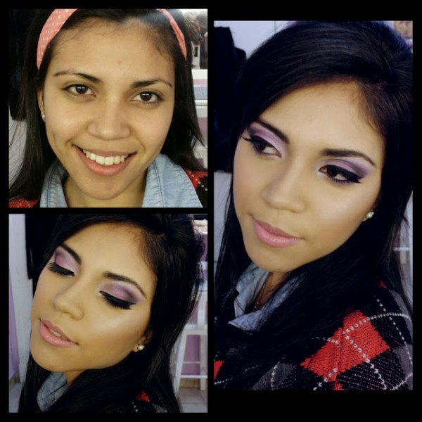 maquillaje social, antes y despues